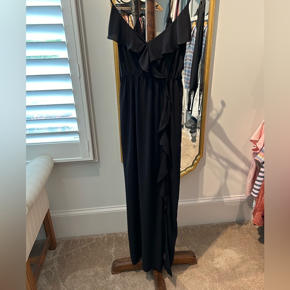 Asos black maxi dress